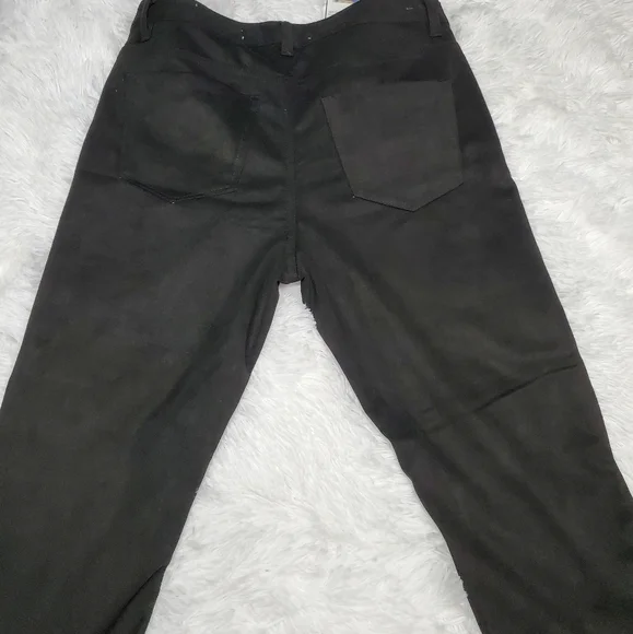 NWT!! INDIGO REIN BLACK VELVET SMOOTH MEDIUM RISE FUT & FLARE BELL BOTTOMS! - Picture 10 of 16
